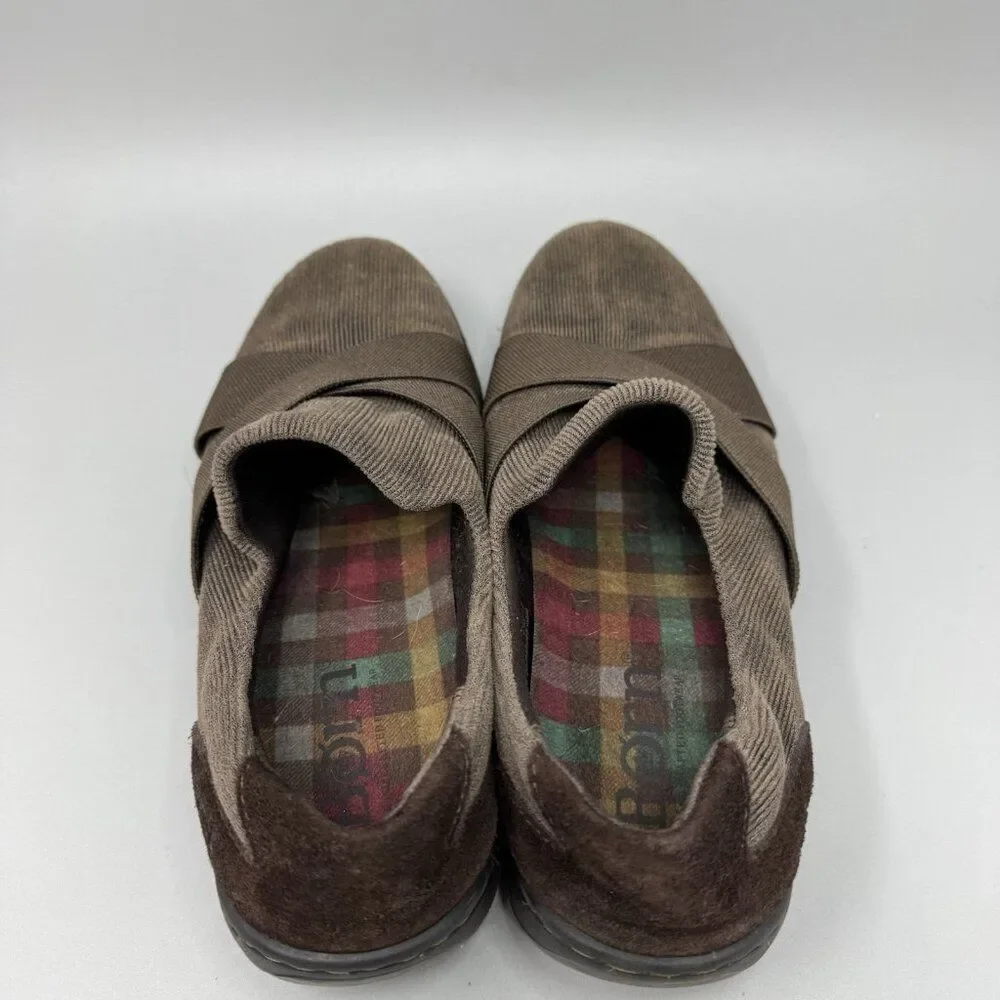 Born Shoes Womens 9 M Banshee Sip On Casual Sneaker Brown  Comfort Flats